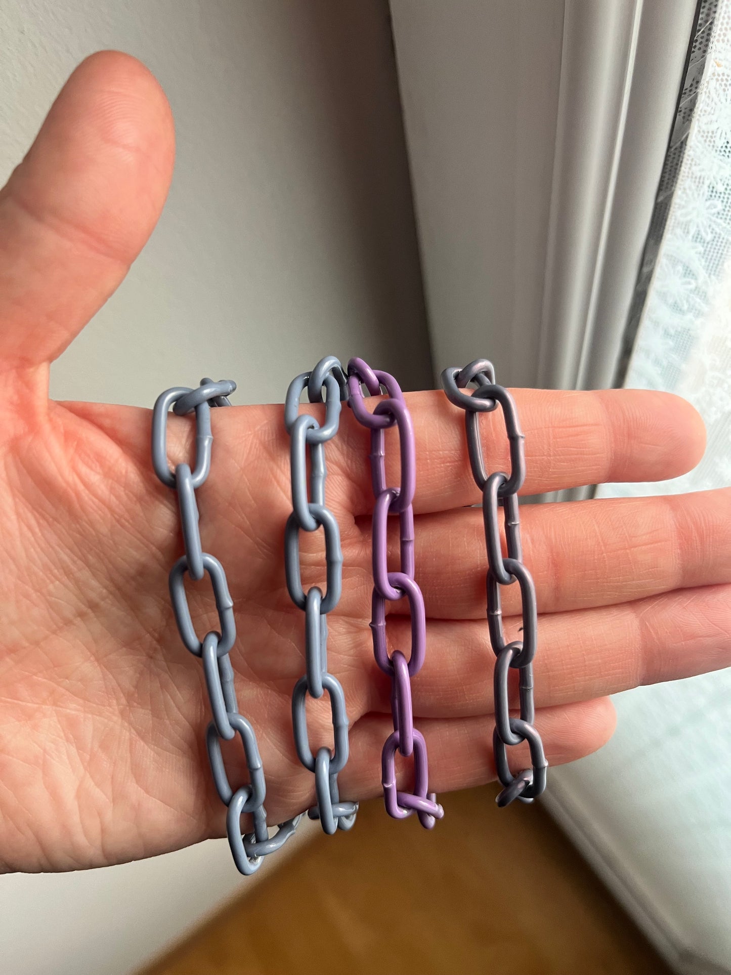 Bracelet chaîne coloré – Matchy humain & chien