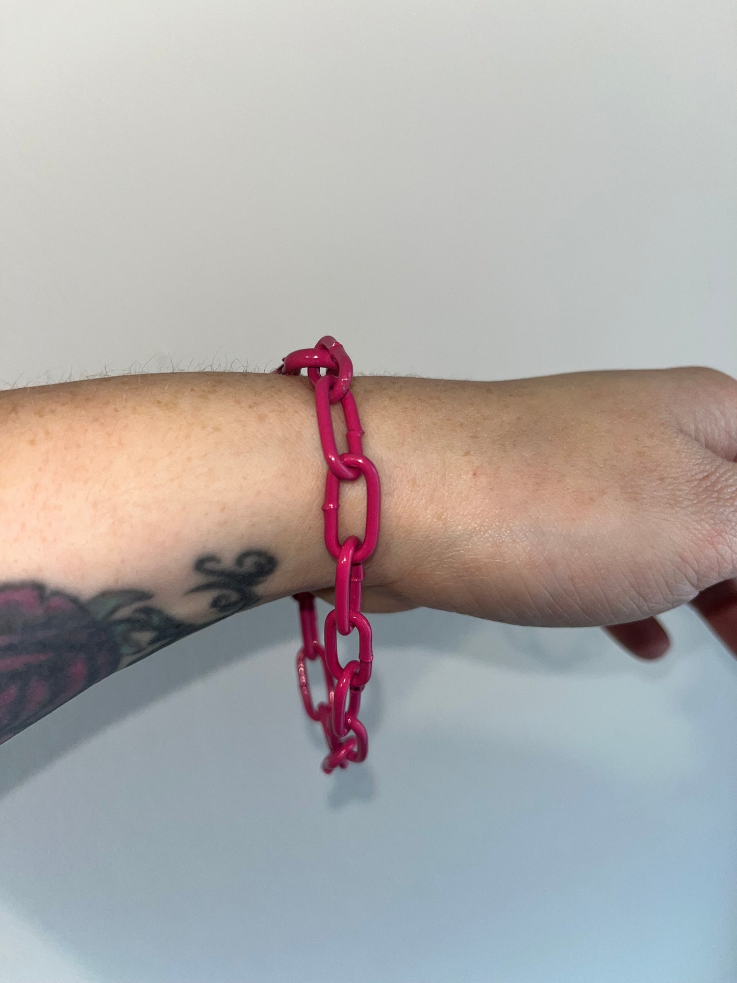 Bracelet chaîne coloré – Matchy humain & chien