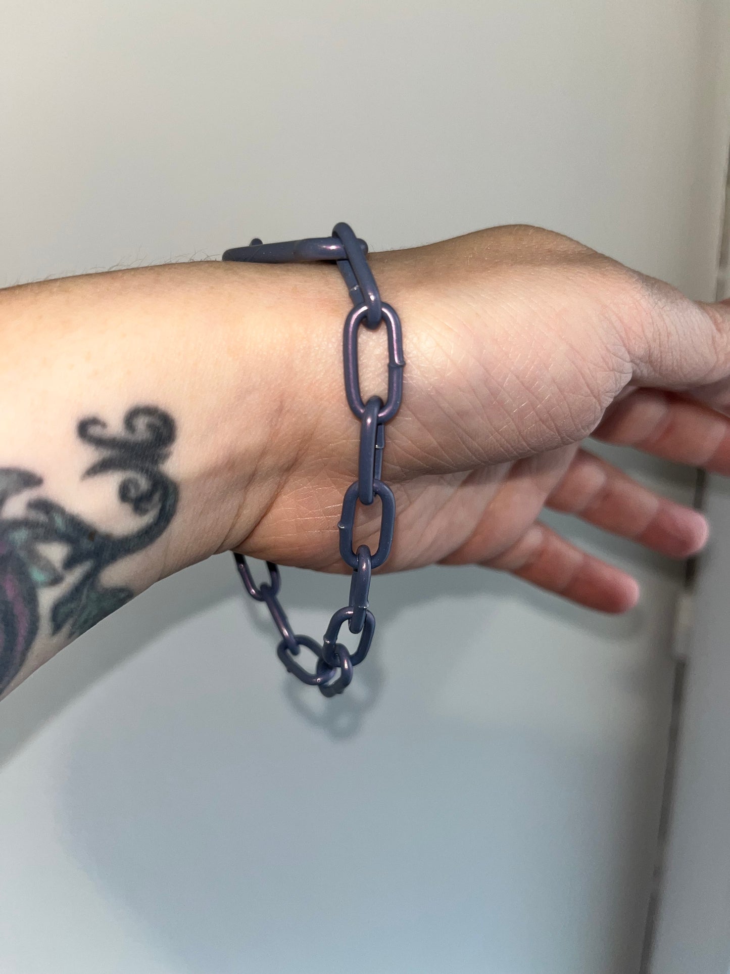 Bracelet chaîne coloré – Matchy humain & chien