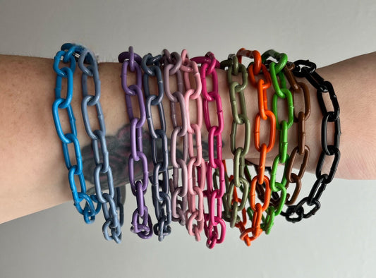 Bracelet chaîne coloré – Matchy humain & chien