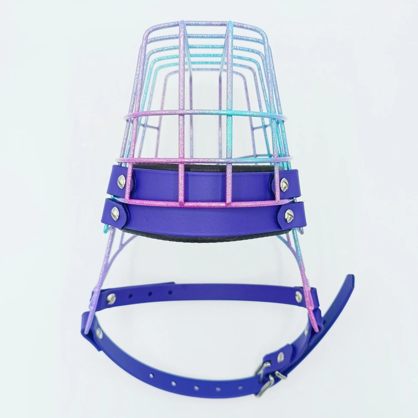 Muselière Chien - Cage Multicolor + biothane