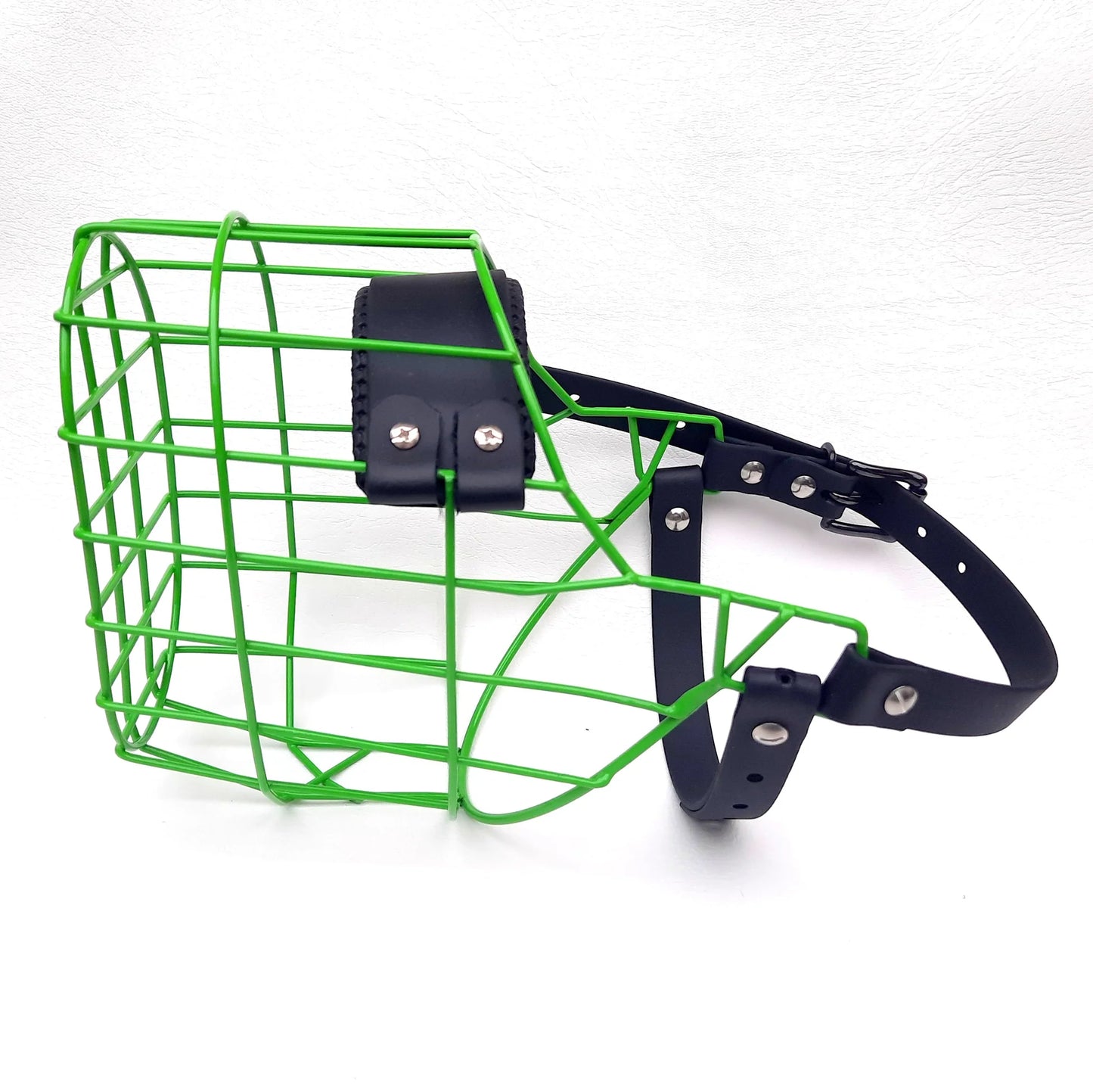Muselière Chien - Cage colorée + biothane