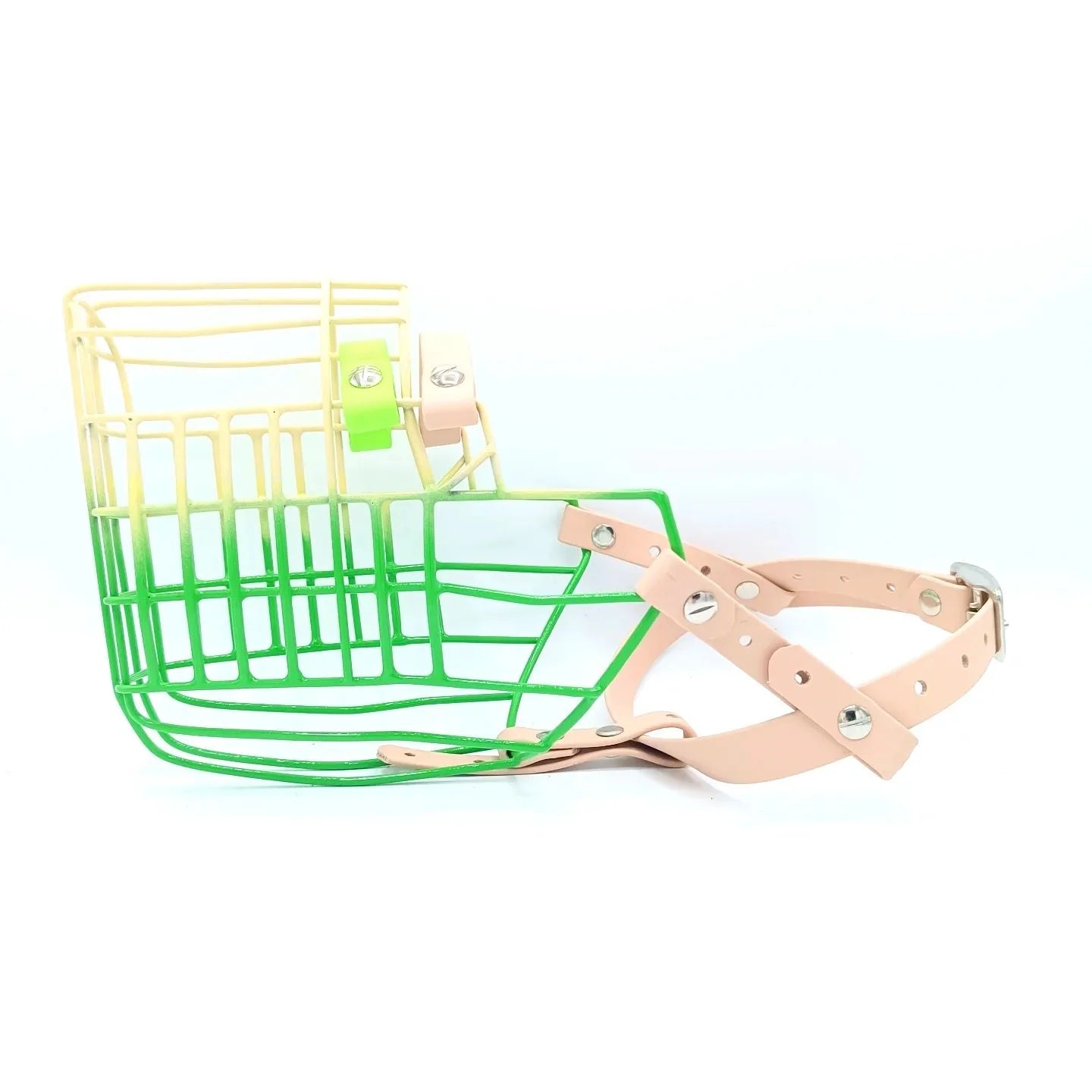Muselière Chien - Cage Multicolor + biothane